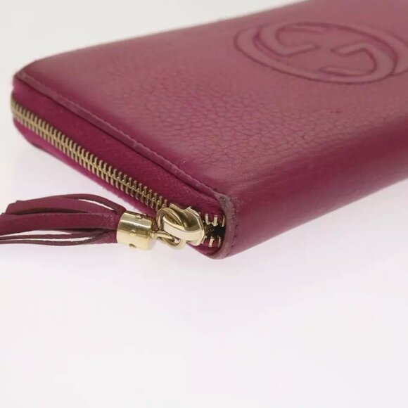 GUCCI Soho Long Wallet Leather Pink 291102 Auth yk11136 - Picture 11 of 16